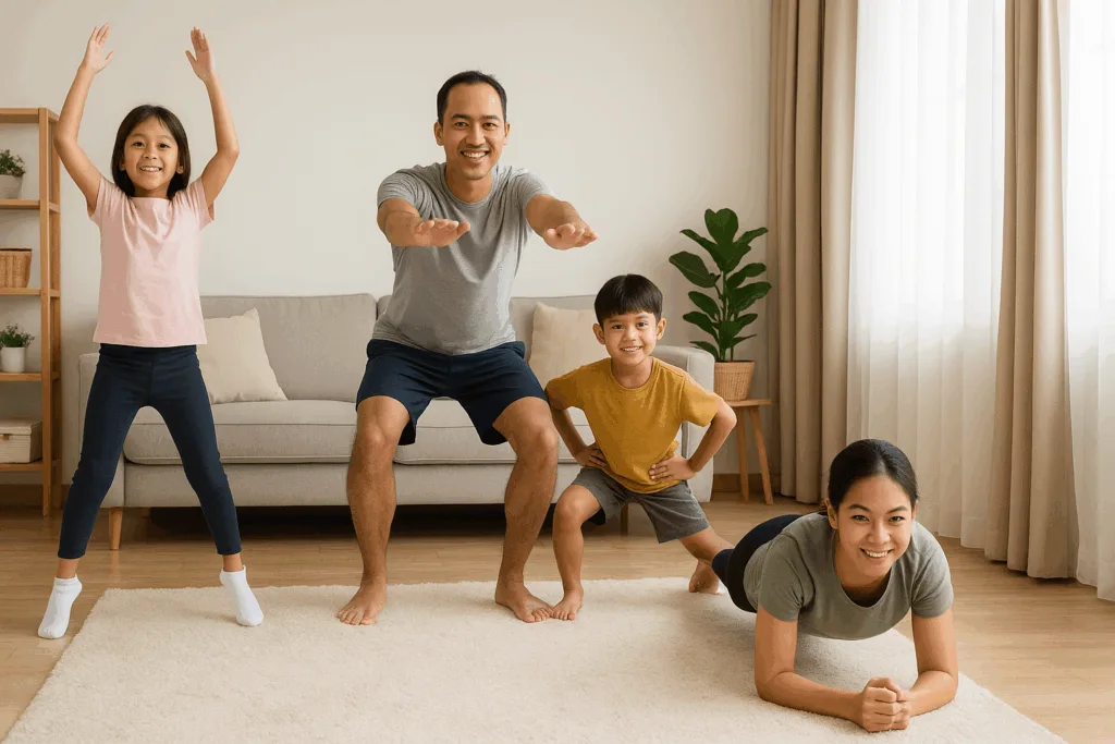 Olahraga Ringan di Rumah